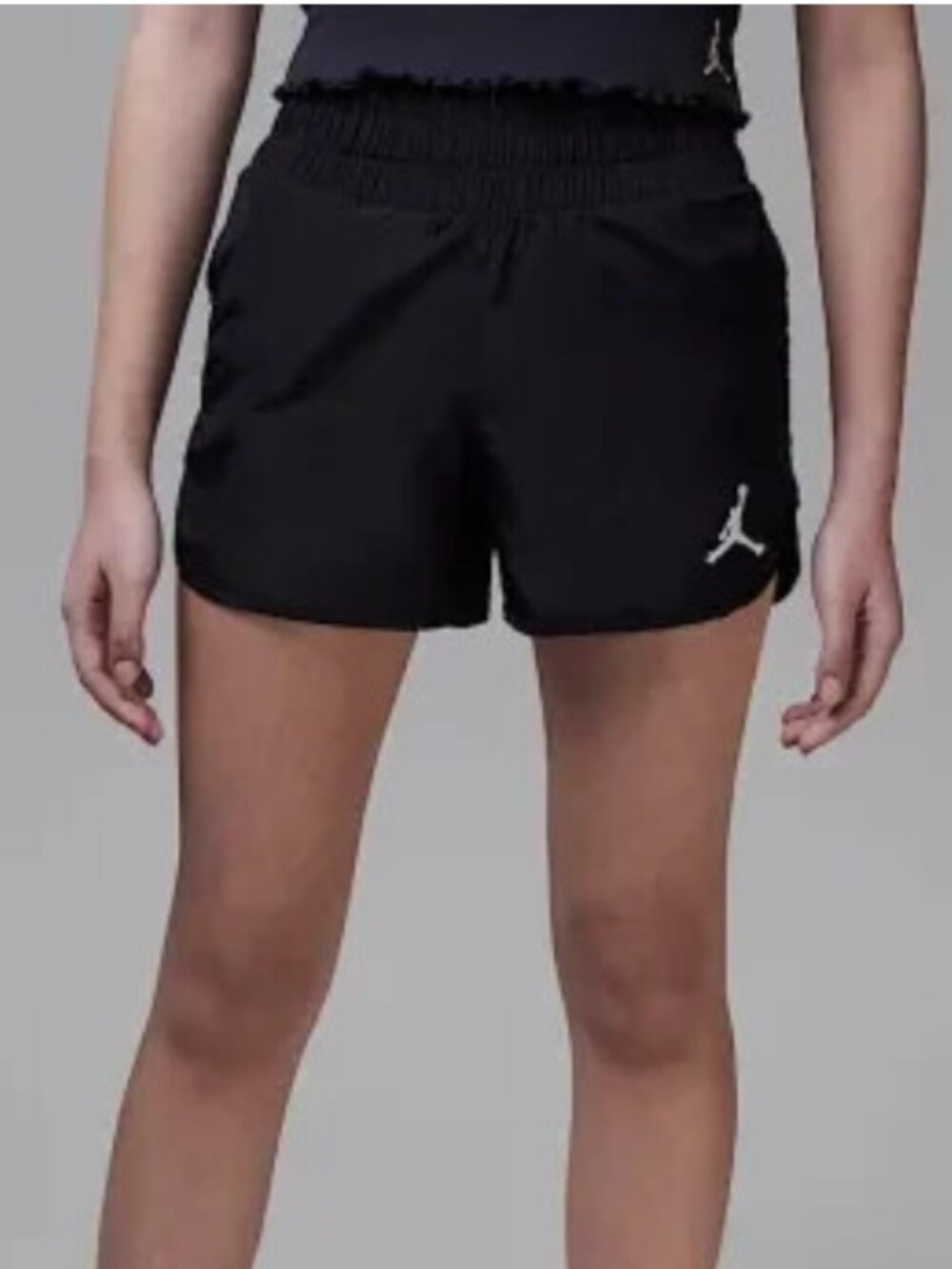 Jordan || Girls Jumpman Woven Athletic Shorts - Black